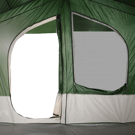 vidaXL Σκηνή Camping Πράσινη για 5 Άτομα 340x297x215εκ.