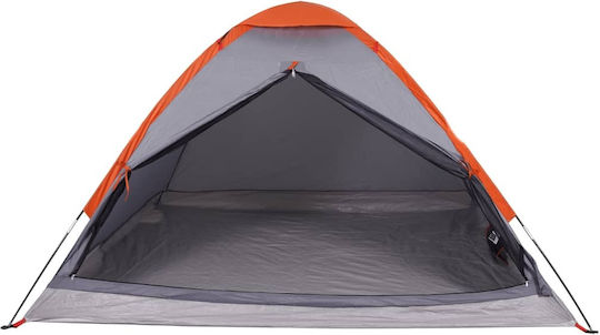 vidaXL Camping Tent Gray for 2 People 190x135x107cm