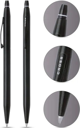 Cross Click Satin Black Rollerball
