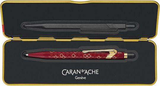 Caran Dache 849 Special Edition Dragon Burgundy Ballpen
