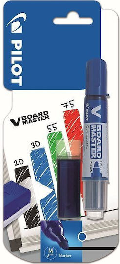 Pilot V-board Master On White Board Blue + Blue Refill