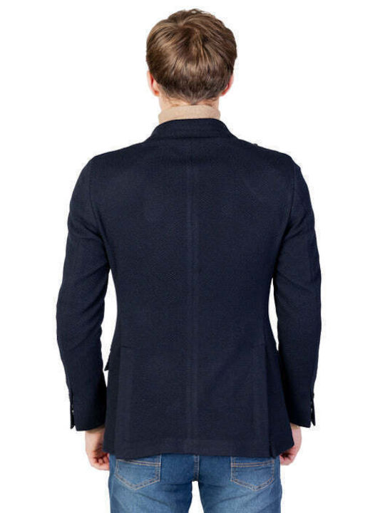 Mulish Men's Winter Suit Jacket Blue