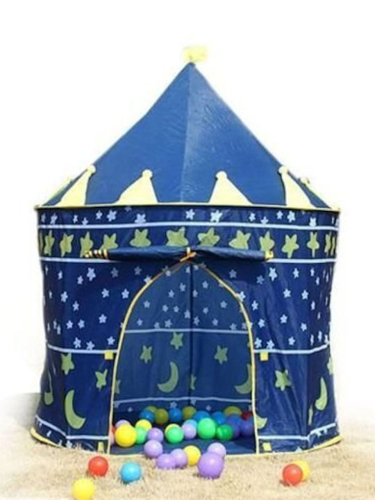 Kruzzel Kids Castle Play Tent for 3+ years Blue