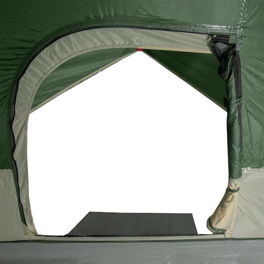 vidaXL Camping Tent Igloo Green for 3 People 213x213x132cm