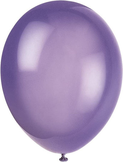 Set 25 Multicoloured Balloons Zola Made Resistant Latex Diameter 33 Cm Pastel Colours