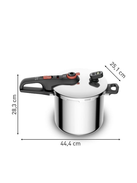 Tefal Secure Chrono Бърза готварска тенджера 8лт
