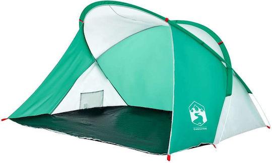 vidaXL Pop Up Strandsonnenschutz 4 Personen Grün