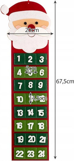 Calendar Advent Crăciun DIY Tesătură