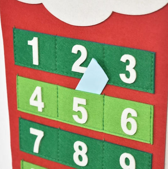 Calendar Advent Crăciun DIY Tesătură