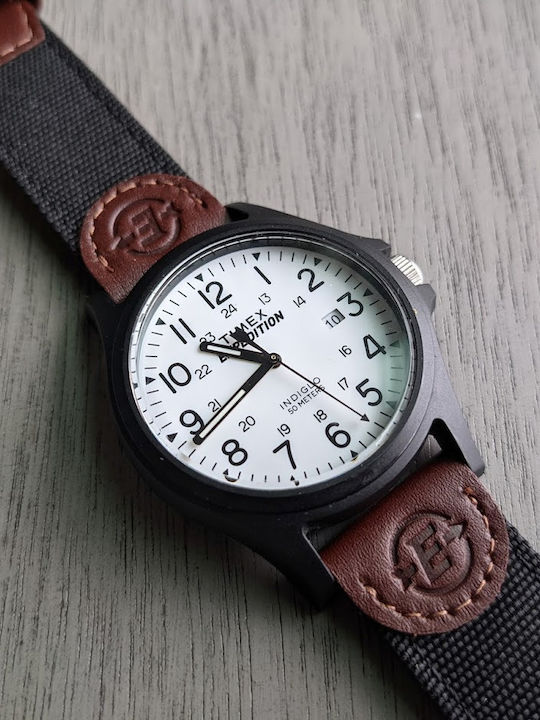 Timex Expedition Ceas Bărbați 33mm Baterie cu Cureaua Textilă Neagră