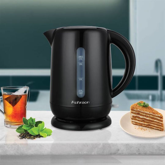 Rohnson Fierbător 1.7lt 2200W Negru