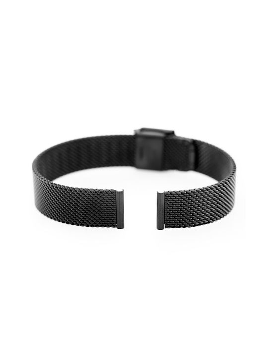 Pacific Metallic-Armband Schwarz 12mm