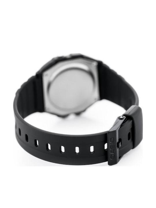 Casio Vintage Classic Digital Men's Watch 34mm Battery with Black Rubber Strap