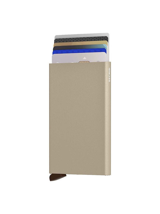 Secrid Men's Card Wallet with RFID Beige