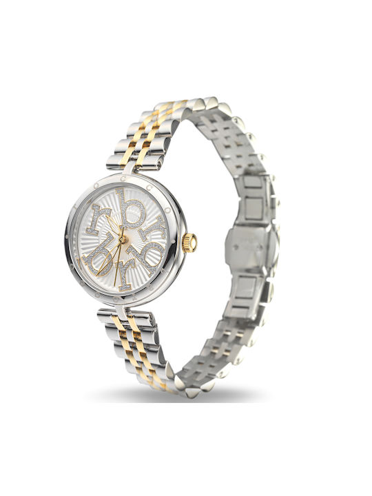 Rocco Barocco Watch with Silver Metal Bracelet