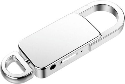 Înregistrător vocal spion cu lanț Iuni Br11 Plus 8gb Mp3 Player Silver