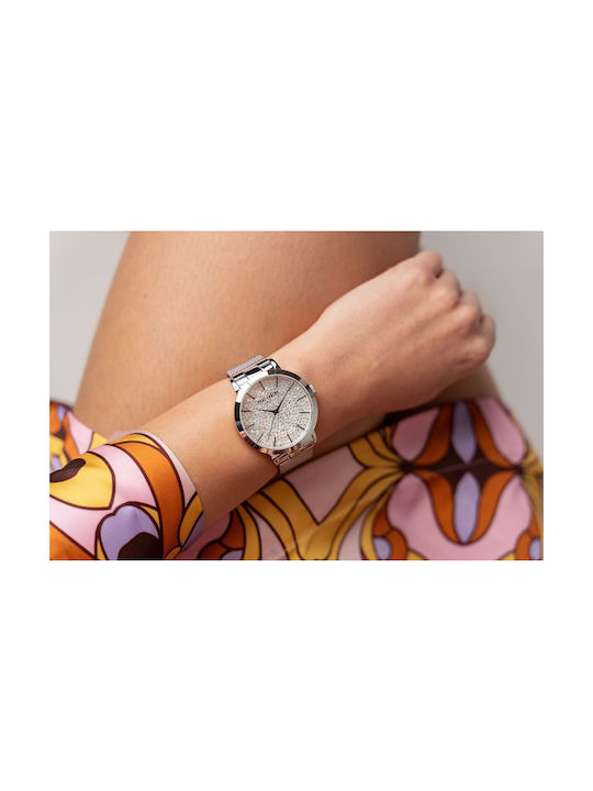 Paul Lorens Women's Watch with Silver Metal Bracelet
