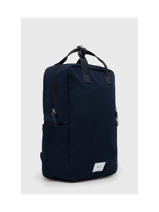 Sandqvist Stoff Rucksack Marineblau