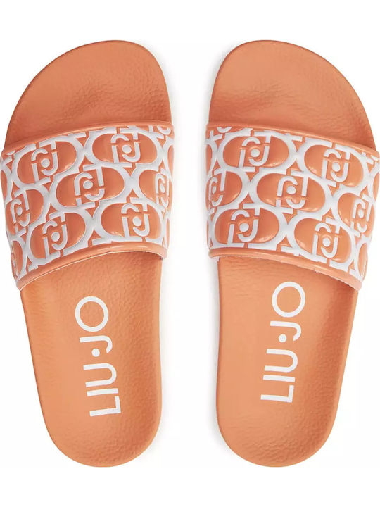 Mykonos Slides με Πλατφόρμα σε Πορτοκαλί Χρώμα
