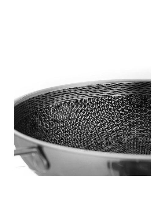 Orion Wok made of Stainless Steel with Non-Stick Coating 28cm