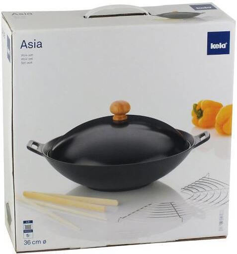 Kela Wok από Αλουμίνιο 36cm