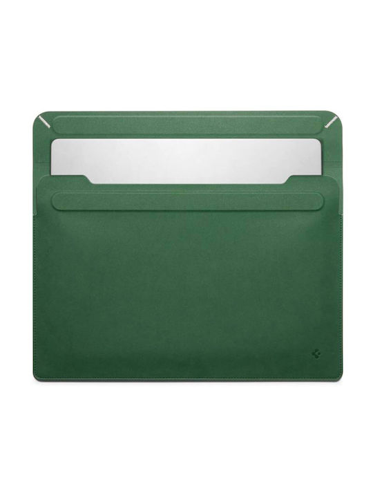 Spigen Valentinus Tasche Fall für Laptop 16" in Grün Farbe