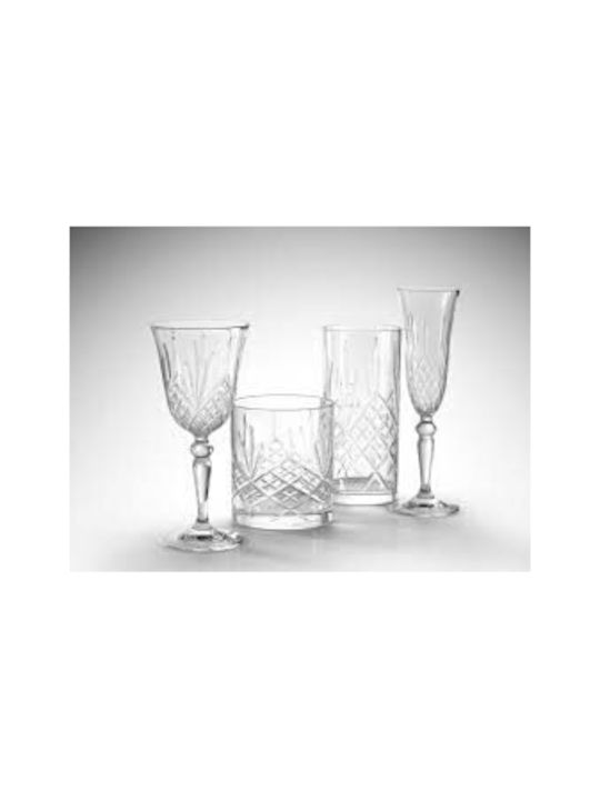 RCR Set of Glasses White Wine / Champagne made of Glass Stemmed 160ml 6pcs