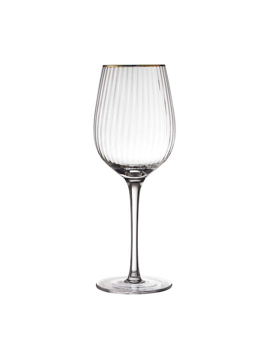 Lyngby Glass Set for White Wine made of Glass 4pcs