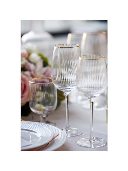 Lyngby Set of Glasses for White Wine made of Glass 4pcs