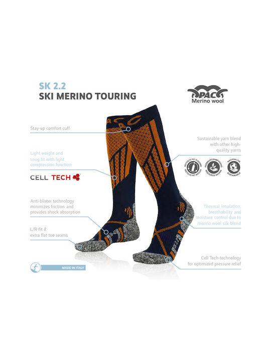 P.A.C. Ski- & Snowboardsocken Weiß 1 Paar
