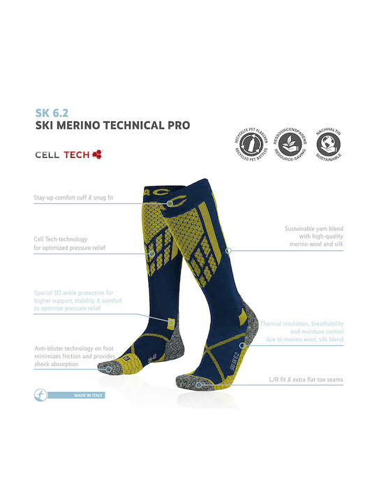 P.A.C. Ski- & Snowboardsocken Schwarz 1 Paar