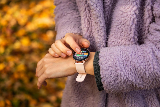 Tracer Spark 44mm Smartwatch (Ροζ Χρυσό)