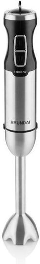 Hyundai Hb1000 Handmixer mit Inox-Stab 1000W Silber