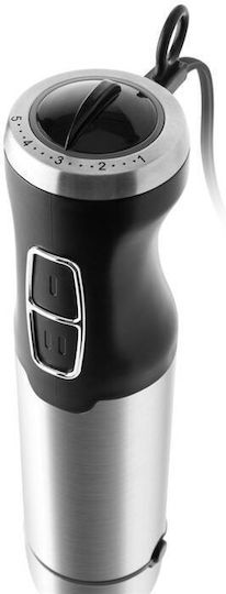 Hyundai Hb1000 Handmixer mit Inox-Stab 1000W Silber