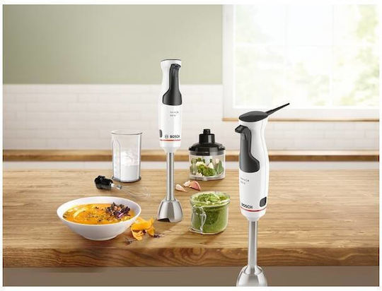 Bosch Serie 4 Ραβδομπλέντερ με Ανοξείδωτη Ράβδο 800W Λευκό
