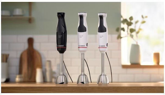 Bosch Serie 4 Ραβδομπλέντερ με Ανοξείδωτη Ράβδο 800W Λευκό