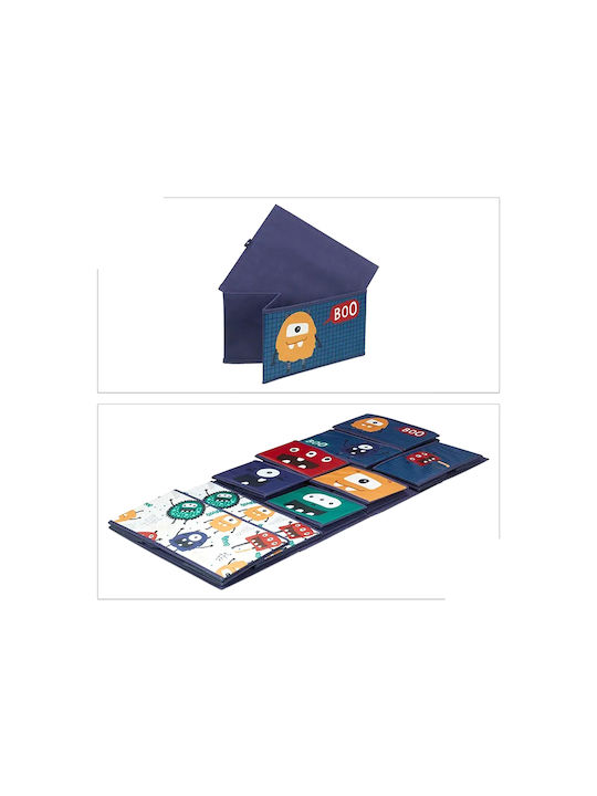 Система за съхранение на играчки от пластмаса Monster Многоцветен 92x30x60см 1бр