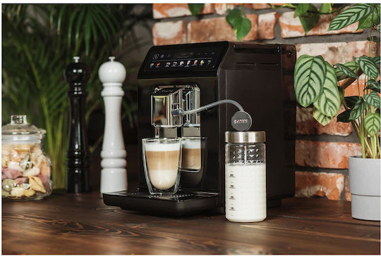 Krups Evidence One Αυτόματη Μηχανή Espresso 1450W Πίεσης 15bar για Cappuccino με Μύλο Άλεσης Μαύρη EA8958
