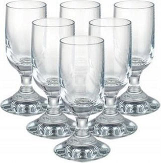 Krosno Schnapsgläser aus Glas 20ml 6Stück
