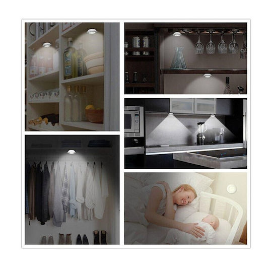 LED Night Light with Battery Powered and Remote Control Lights 1pcs