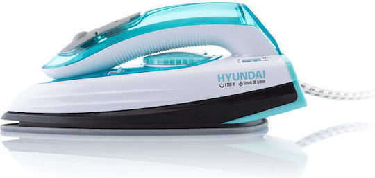 Hyundai Steam Iron 1200W with Ceramic Plate and Continuous Steam Supply 30g/min