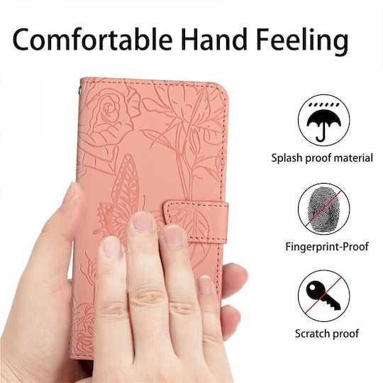 Butterfly Wallet Ροζ (Honor 200 Lite 5G)
