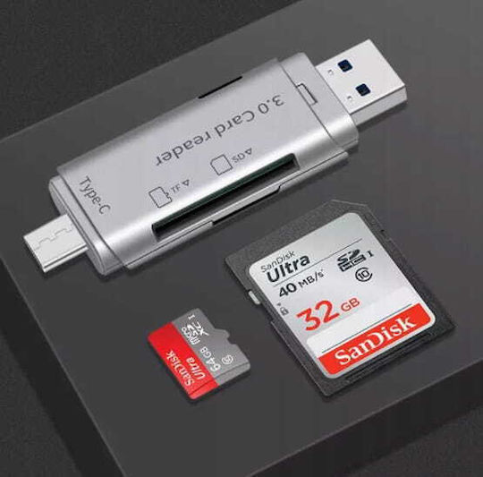 Zenwire Card Reader USB 3.0 Type-C for /S/D/ /m/i/c/r/o/S/D/ / / / /
