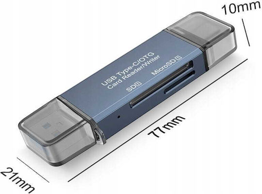 Zenwire Card Reader USB 3.0 Type-C για SD