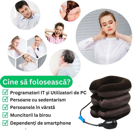 Pernă de masaj pentru gât, spate & corp Gri
