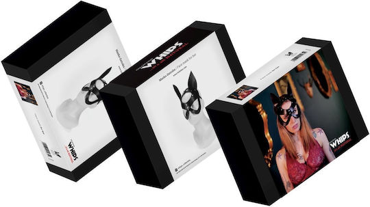 Whips Collections BDSM Μάσκα σε Μαύρο Χρώμα