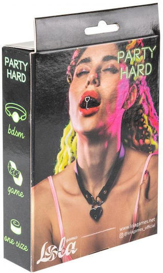 Lola Games Party Hard Utopia Κολάρο σε Μαύρο Χρώμα