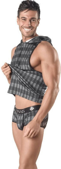 Anais Apparel Sexy Herren Top Gray