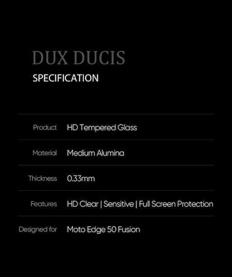 Edge 50 Fusion 5g Full Face Tempered Glass (Motorola Edge 50 Fusion)