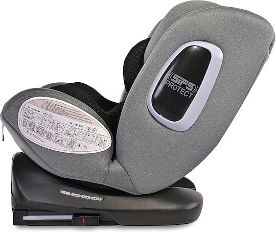 Lorelli Phoenix Детско Столче за Кола i-Размер с Isofix Grey Jasper